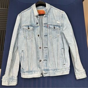 Levi's Men's‎ Blue Denim Classic Jean Jacket Size Large